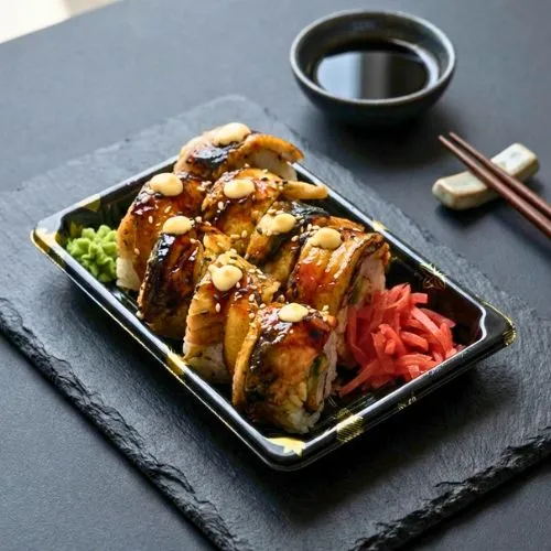 Signature Eel/Unagi Sushi Rolls - Himalayan Sushi Oostende