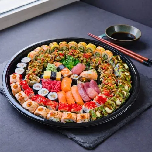 Premium Sushi Platter at Himalayan Sushi Oostende
